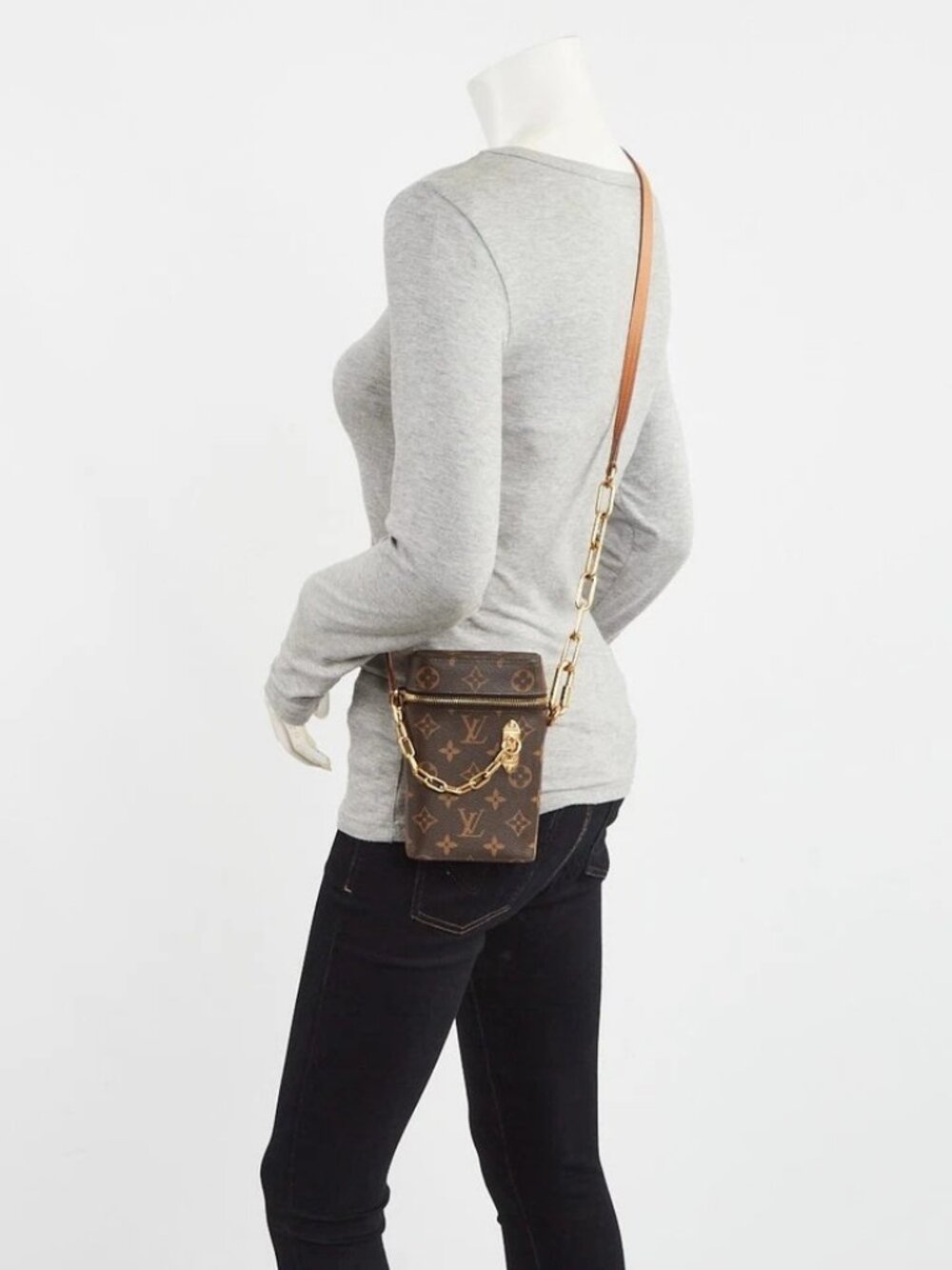 Louis Vuitton Monogram Canvas Phone Box Bag